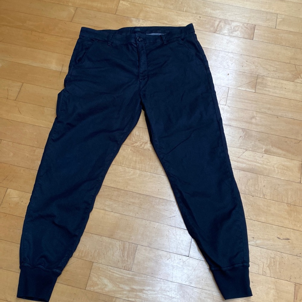 PAIGE - Elmwood - 36 inch waist, black trousers.